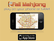 Tablet Screenshot of fallmahjong.com